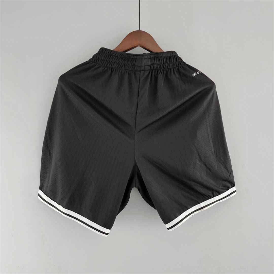 75th Anniversary Brooklyn Nets NBA Shorts Black 8