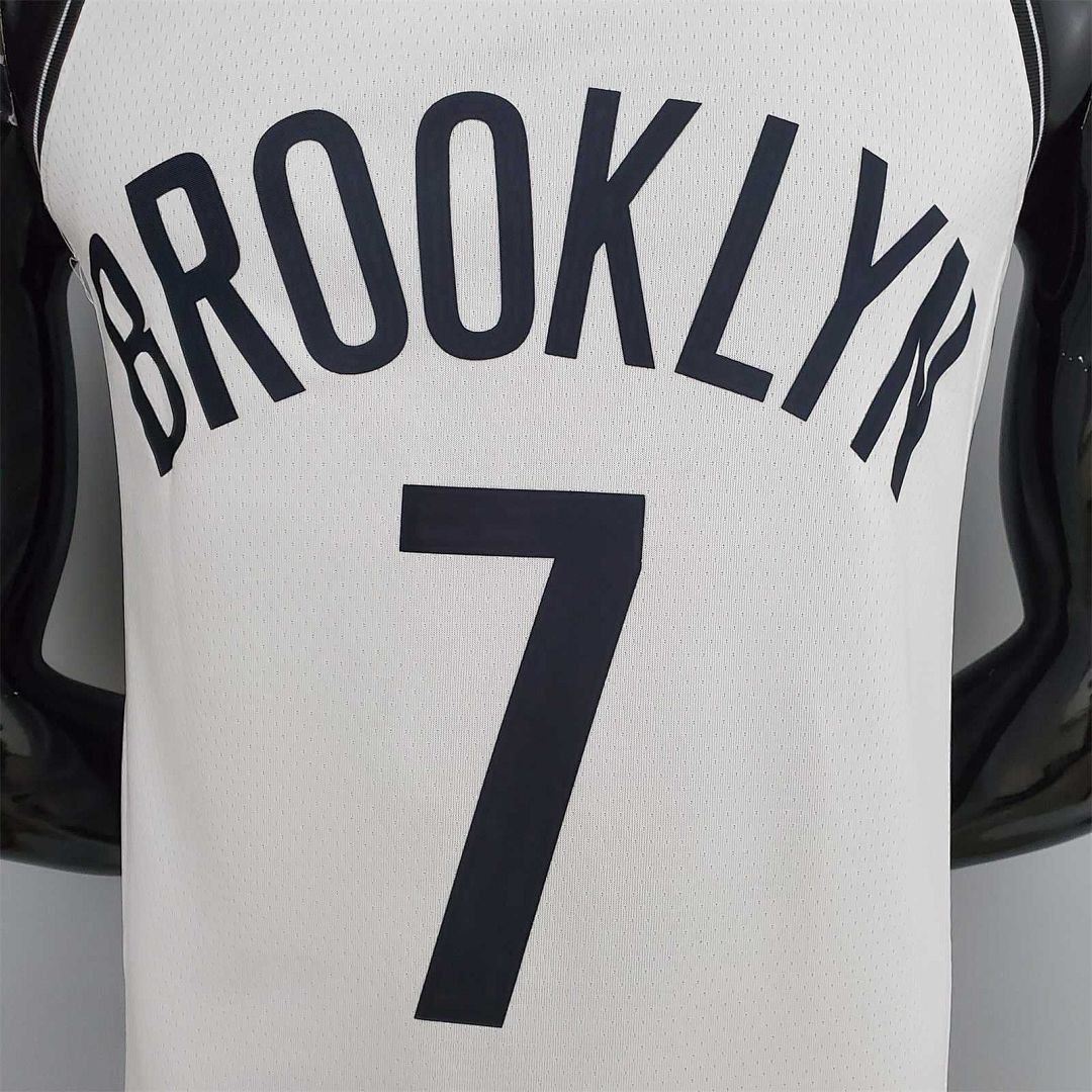 75th Anniversary DURANT#7 Nets White 4