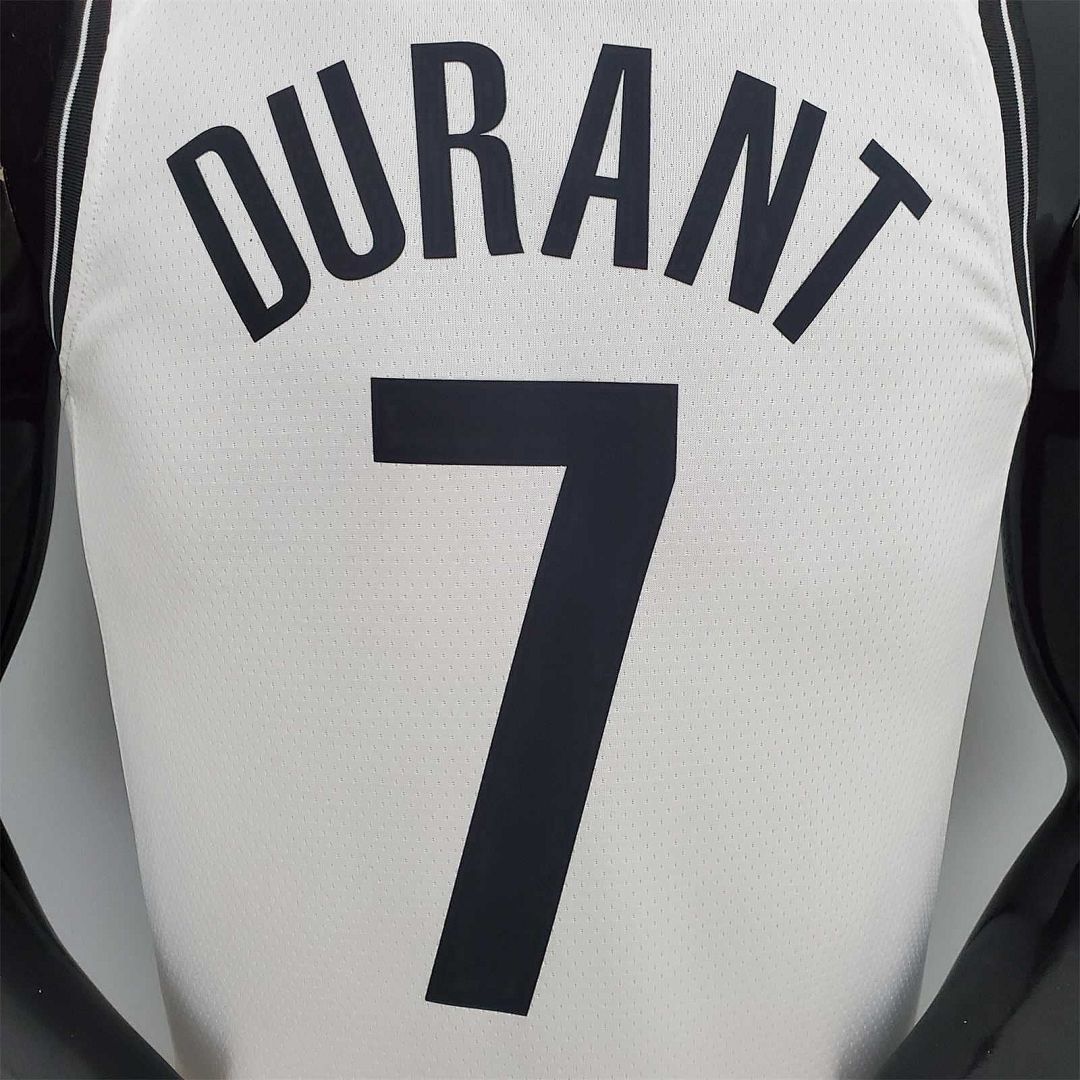 75th Anniversary DURANT#7 Nets White 8