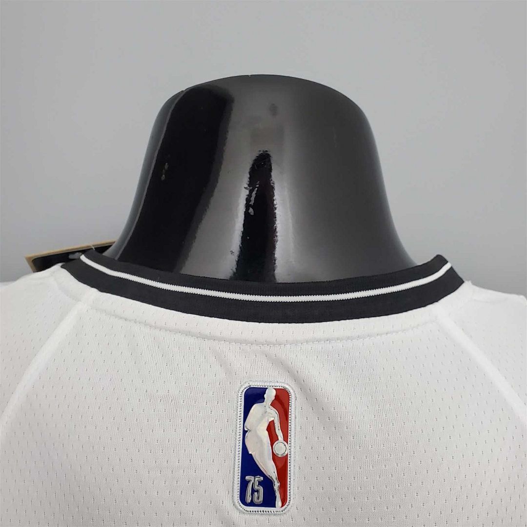 75th Anniversary DURANT#7 Nets White 9