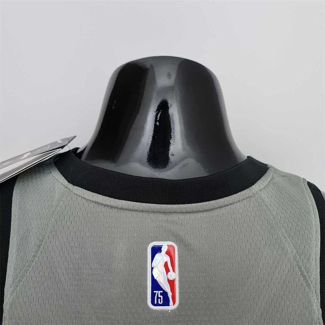 75th Anniversary Harden #13 Brooklyn Nets City Edition Gray NBA Jersey 10