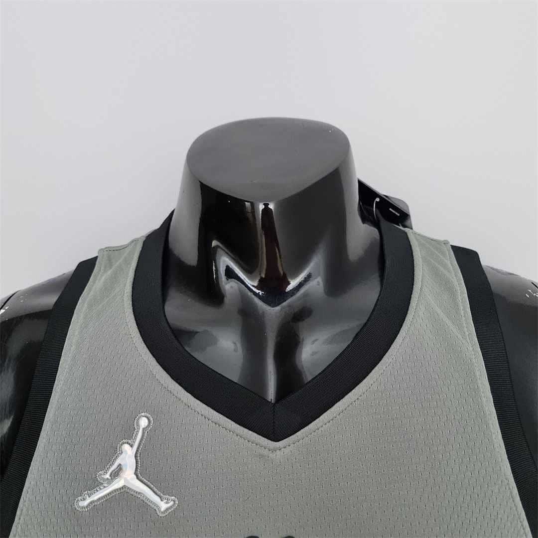 75th Anniversary Harden #13 Brooklyn Nets City Edition Gray NBA Jersey 5