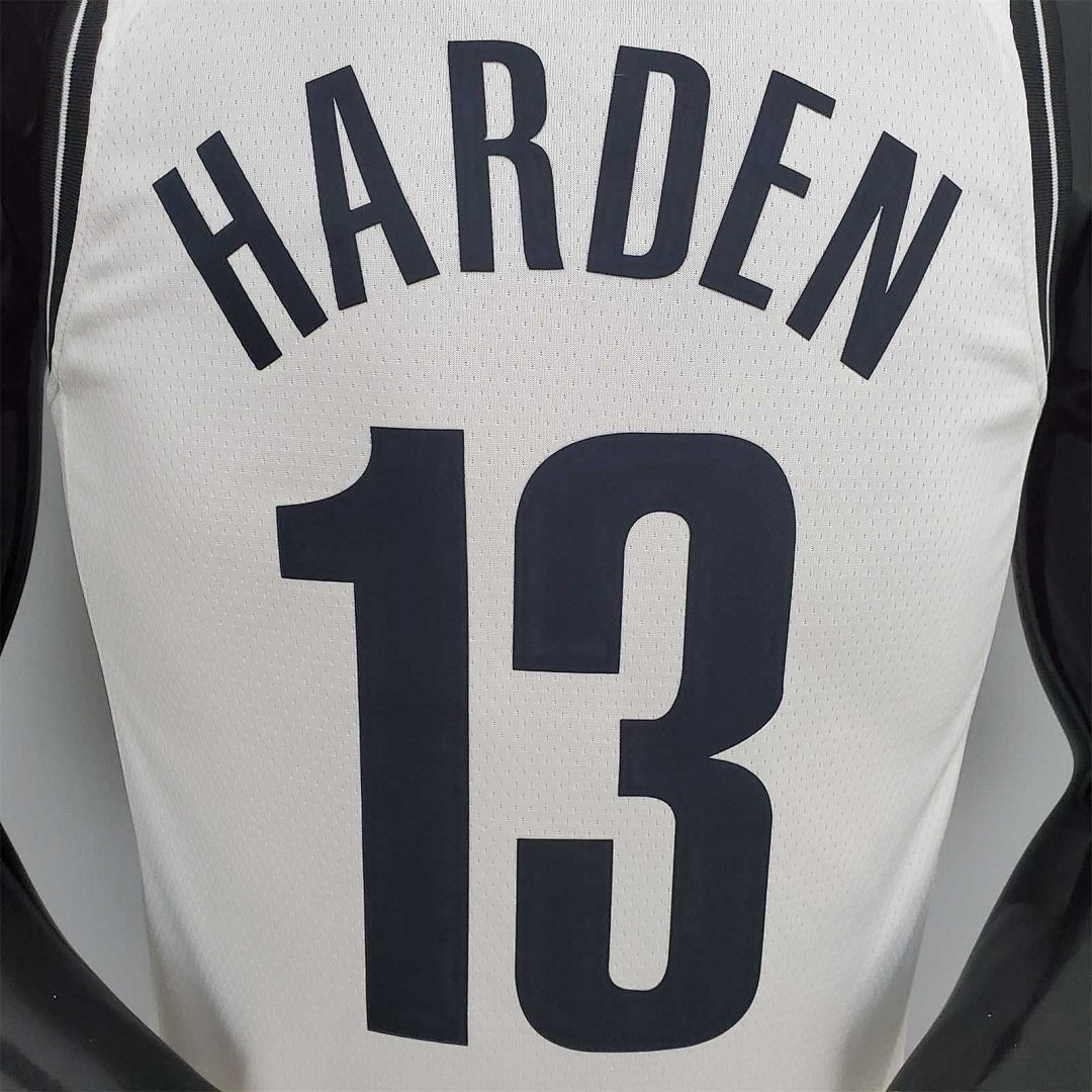 75th Anniversary Harden #13 Nets White 4