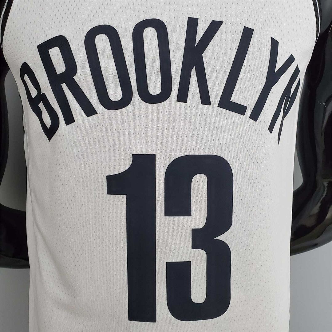 75th Anniversary Harden #13 Nets White 6
