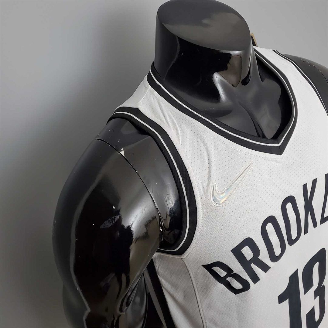 75th Anniversary Harden #13 Nets White 8