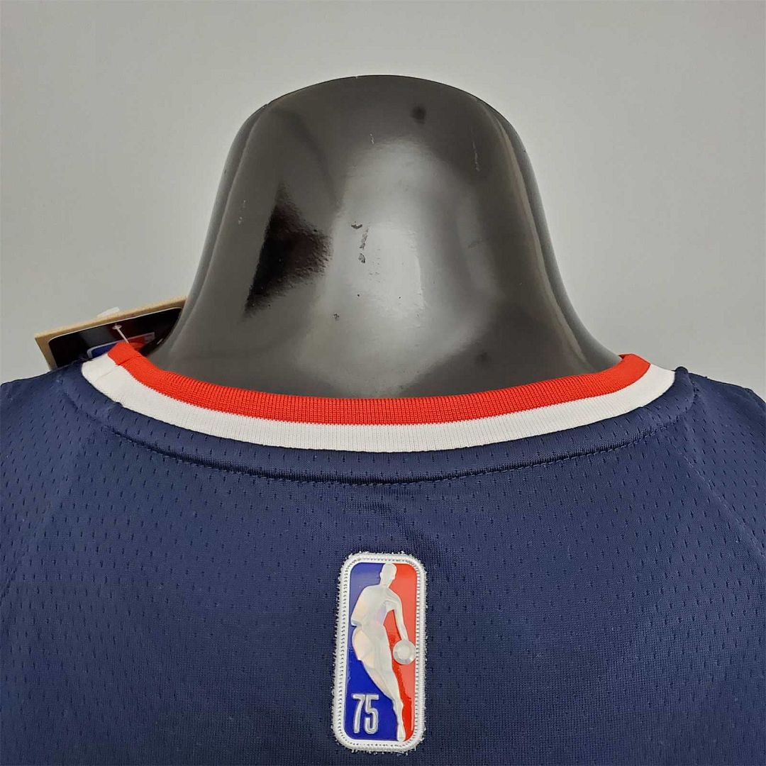 2022 75th Anniversary Durant #7 Nets City Edition Royal Blue 9