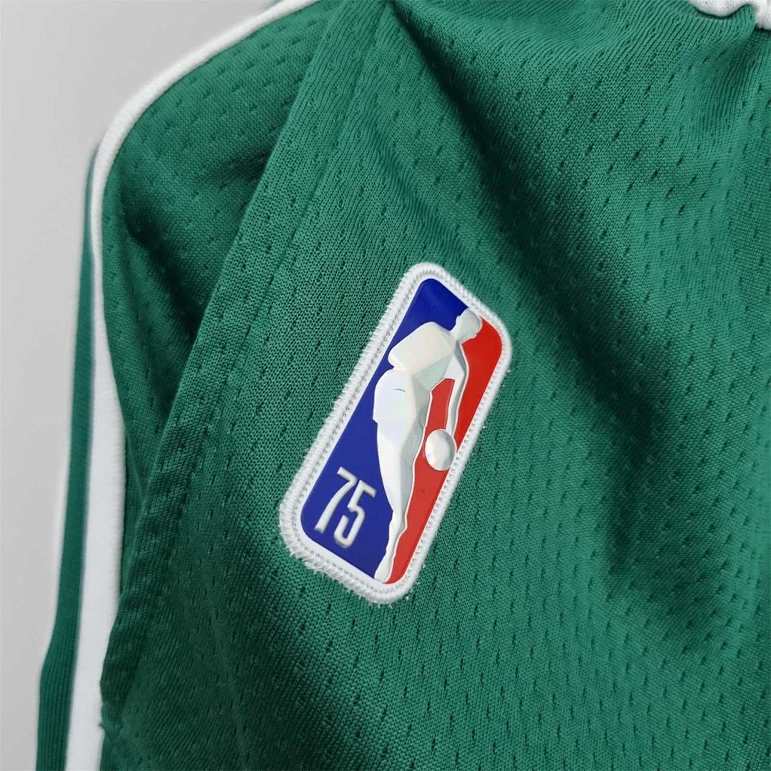 75th Anniversary Boston Celtics Green Shorts NBA 4
