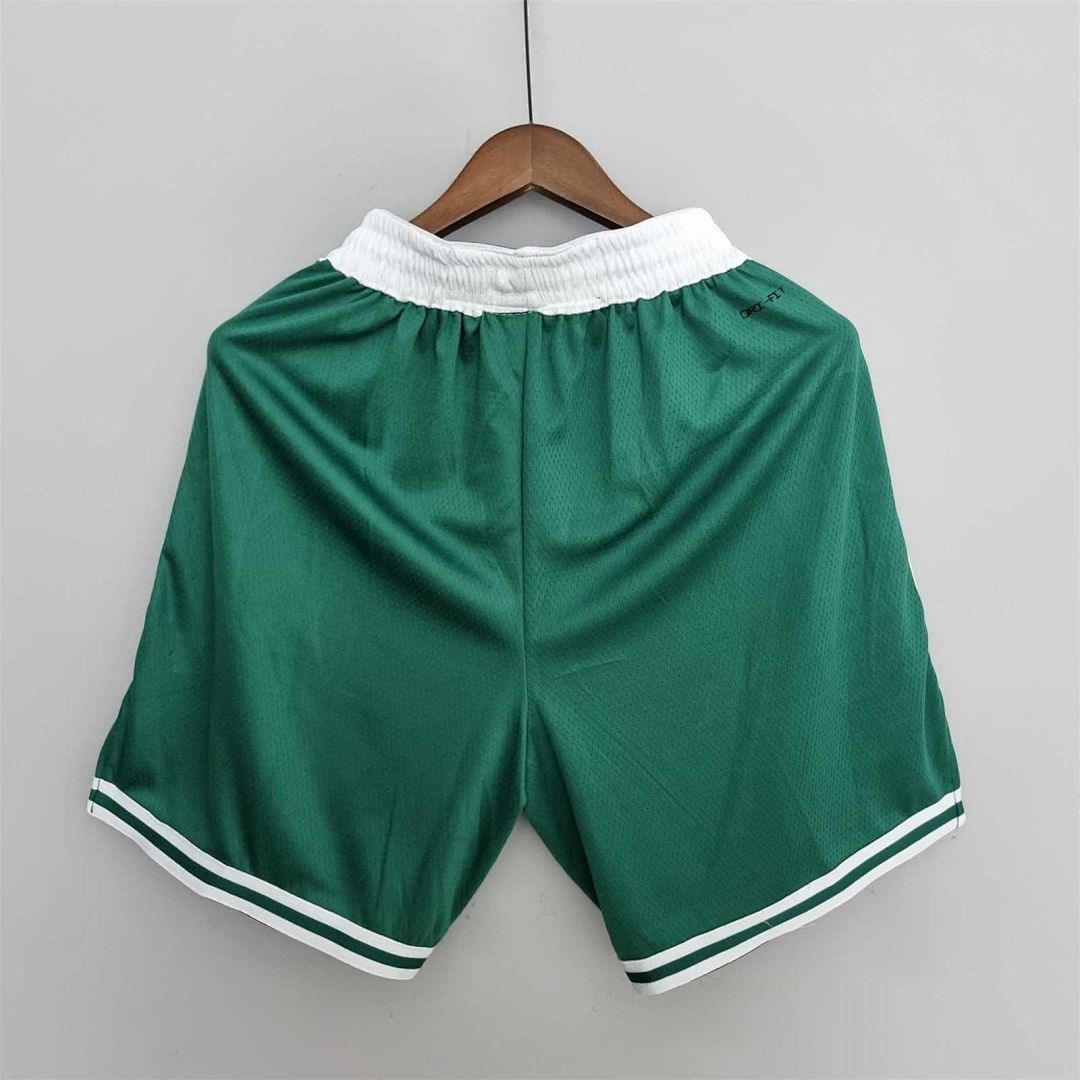 75th Anniversary Boston Celtics Green Shorts NBA 7