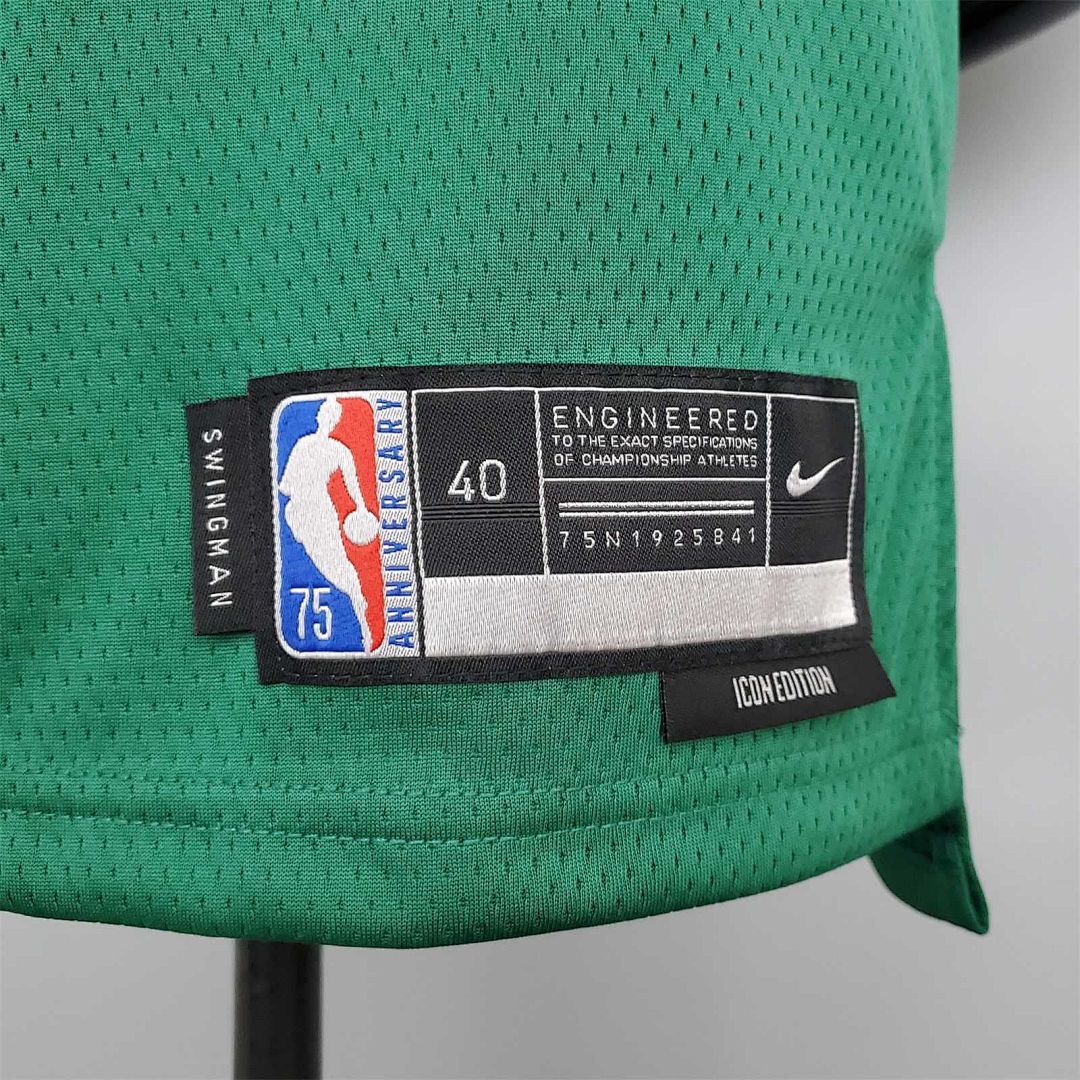 75th Anniversary Brown #7 Celtics Green 5