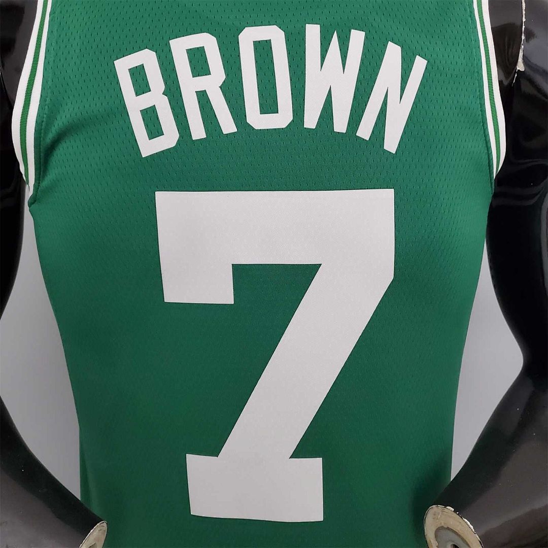 75th Anniversary Brown #7 Celtics Green 7