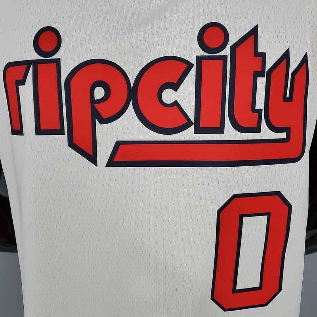 LILLARD#0 Portland Trail Blazers Beige 6