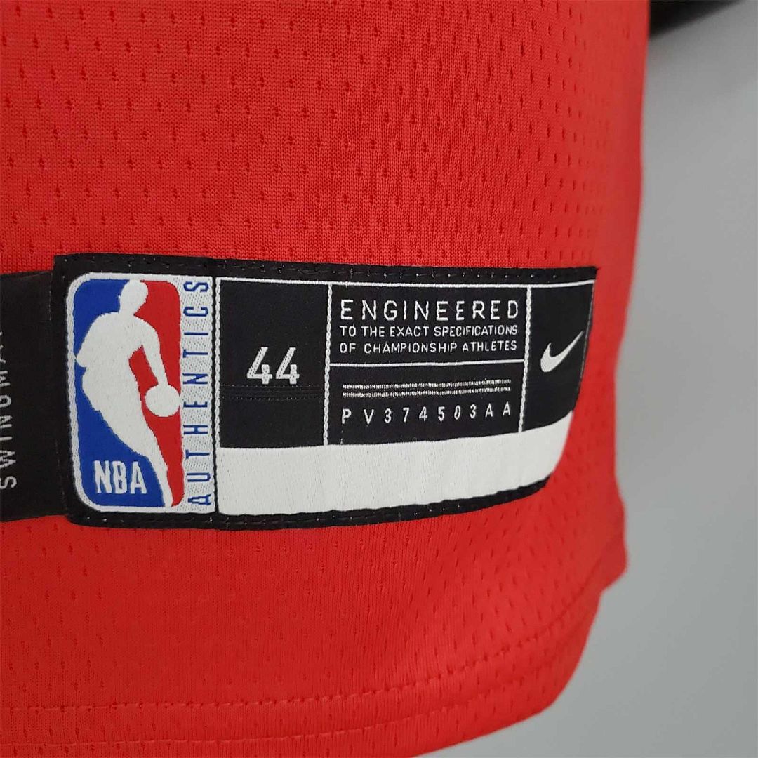 LILLARO#0 Trail Blazers Retro Red 4