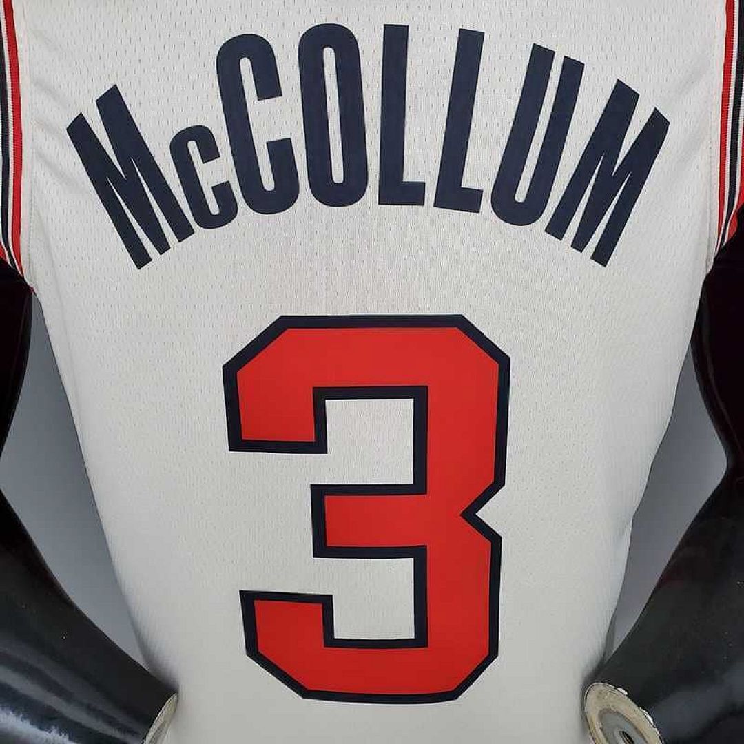 McCOLLUM#3 Portland Trail Blazers Beige 3