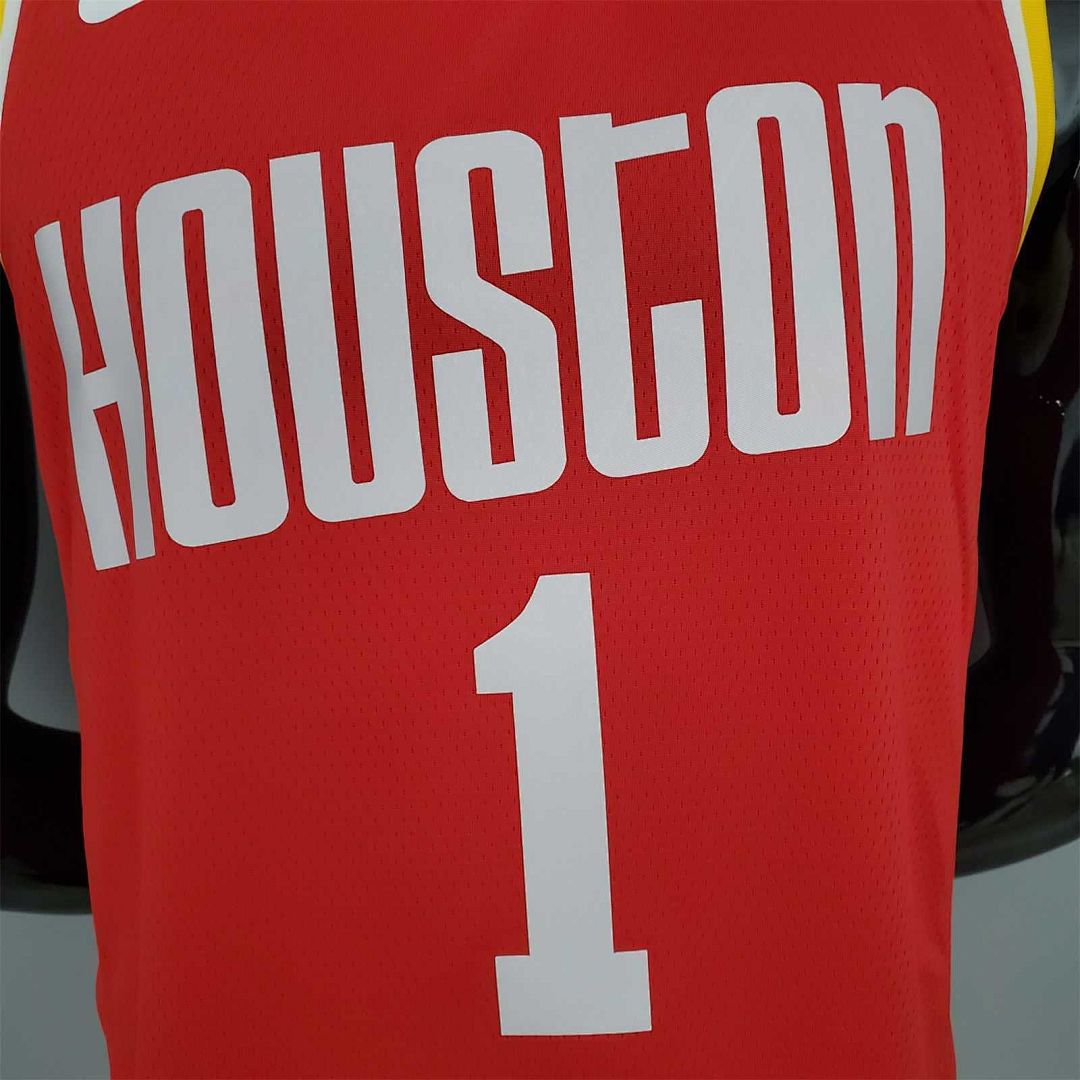 McGRADY#1 Rockets Retro Red 2