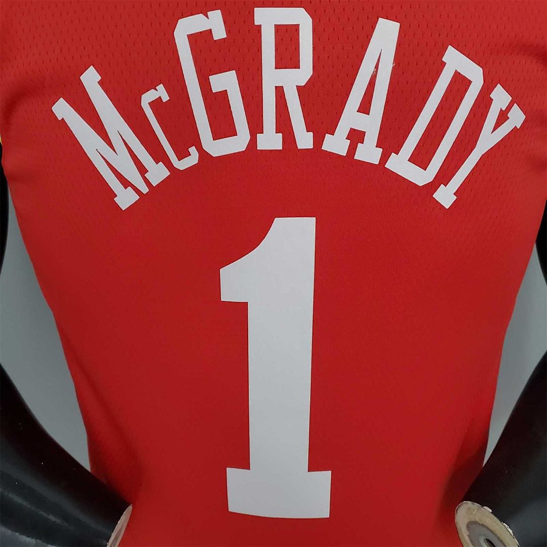 McGRADY#1 Rockets Retro Red 6
