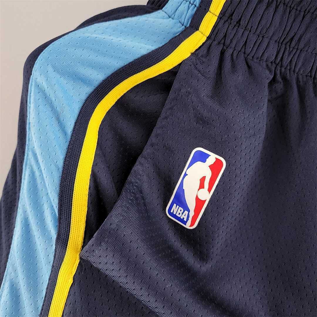 Memphis Grizzlies NBA Shorts Navy 3