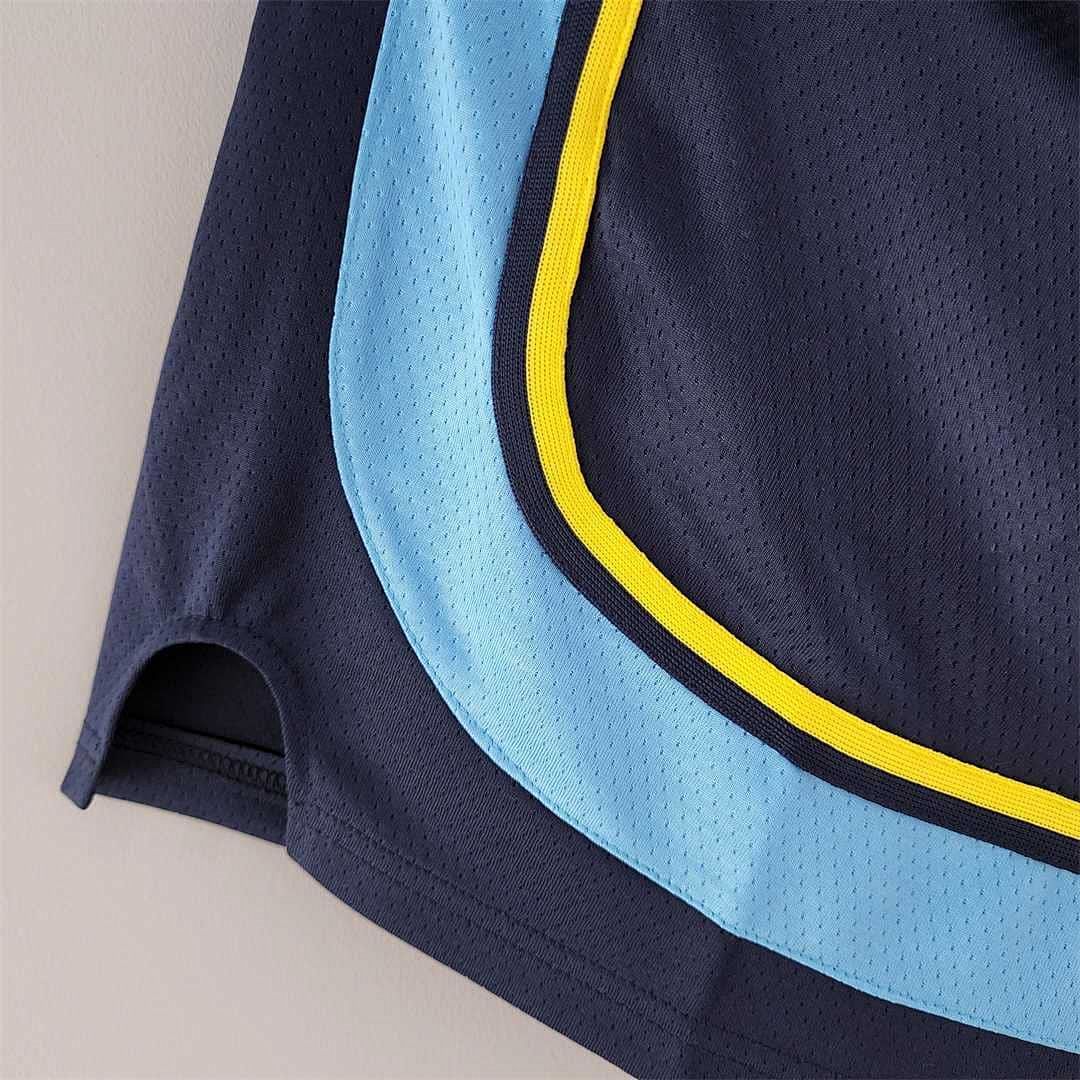 Memphis Grizzlies NBA Shorts Navy 5