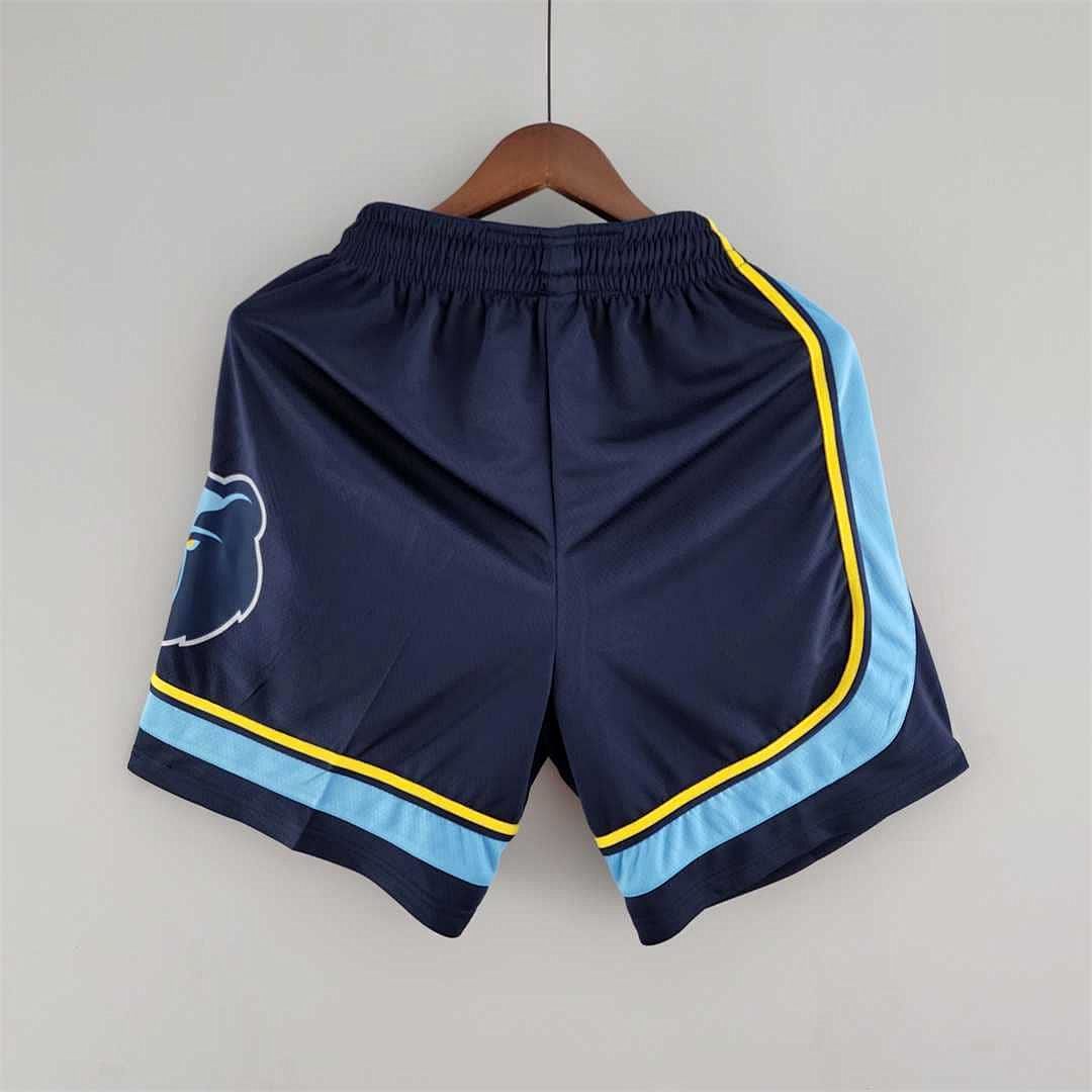 Memphis Grizzlies NBA Shorts Navy 8