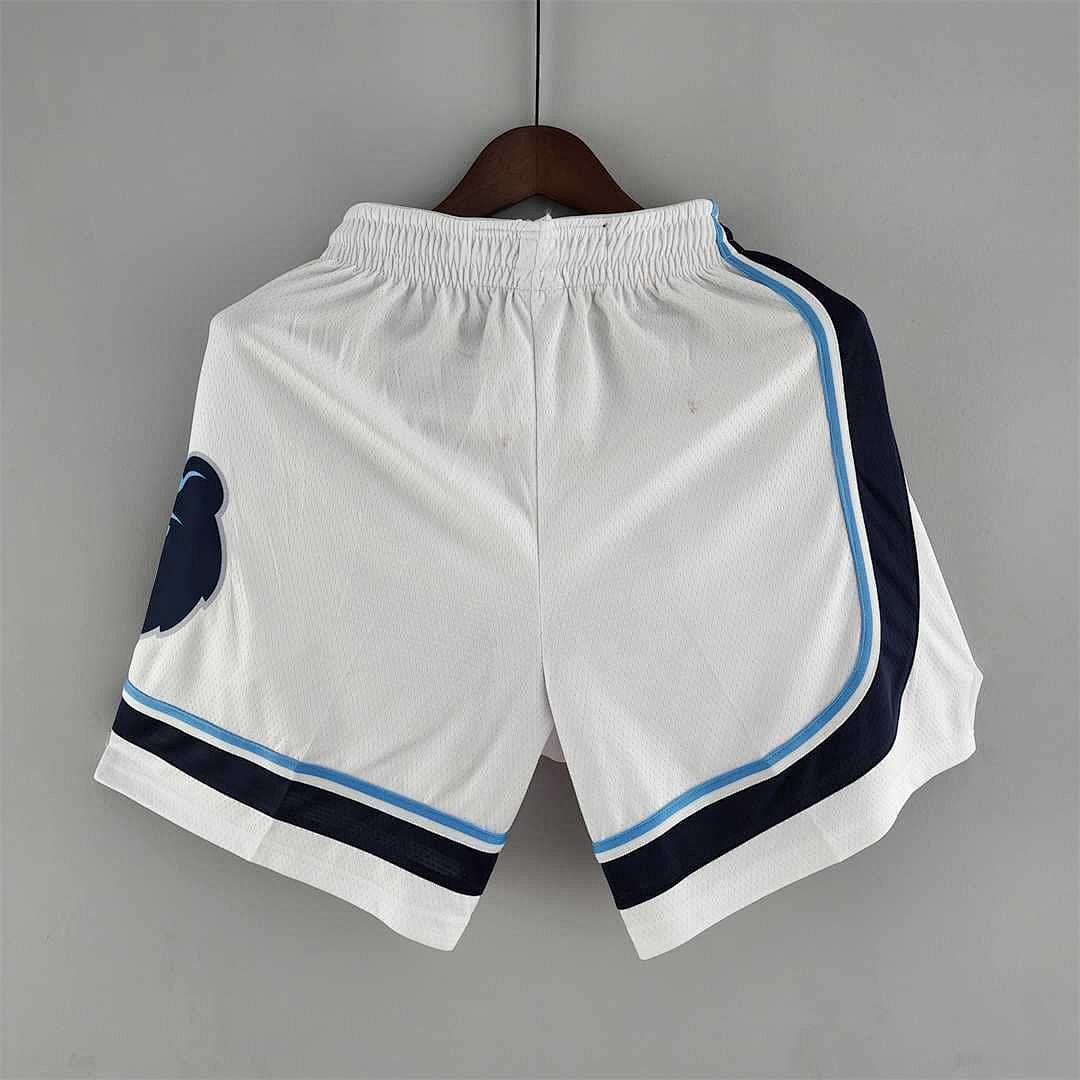 Memphis Grizzlies NBA Shorts White 2