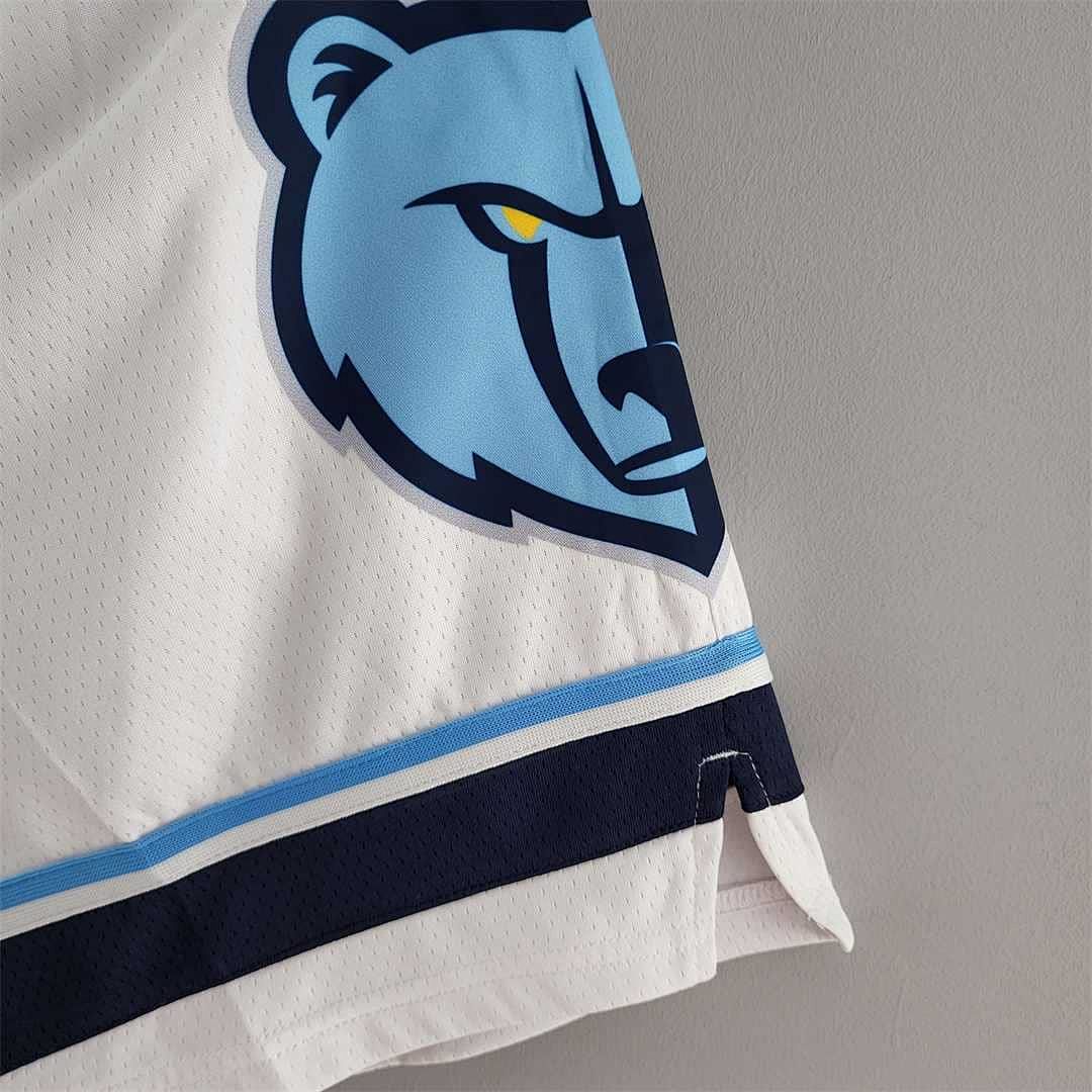 Memphis Grizzlies NBA Shorts White 9