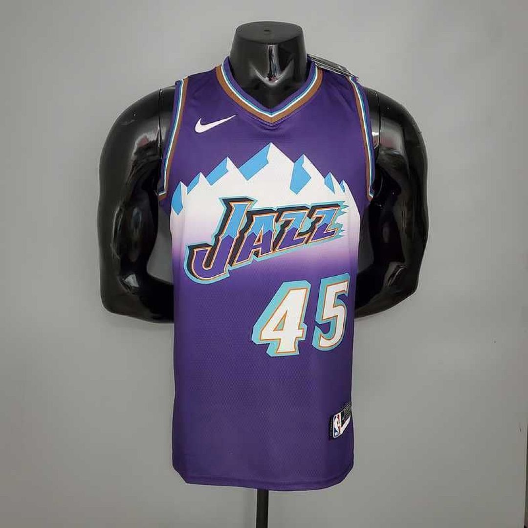 MITCHELL#45 Retro Jazz Snow Mountain Edition Purple