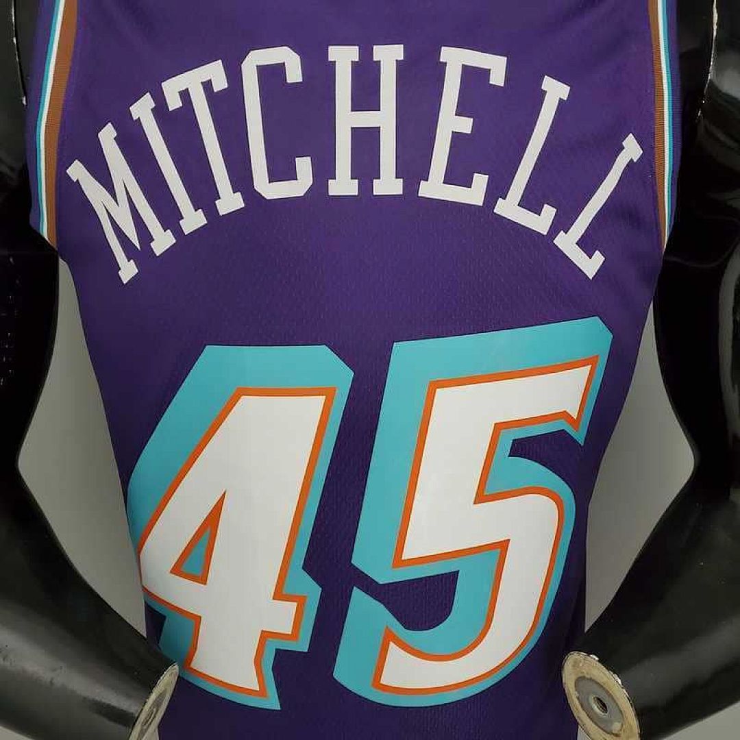 MITCHELL#45 Retro Jazz Snow Mountain Edition Purple 3