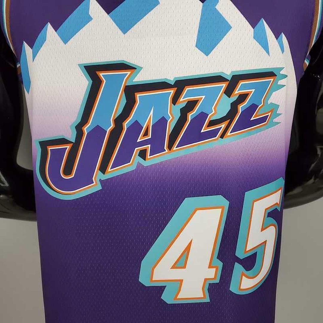 MITCHELL#45 Retro Jazz Snow Mountain Edition Purple 6