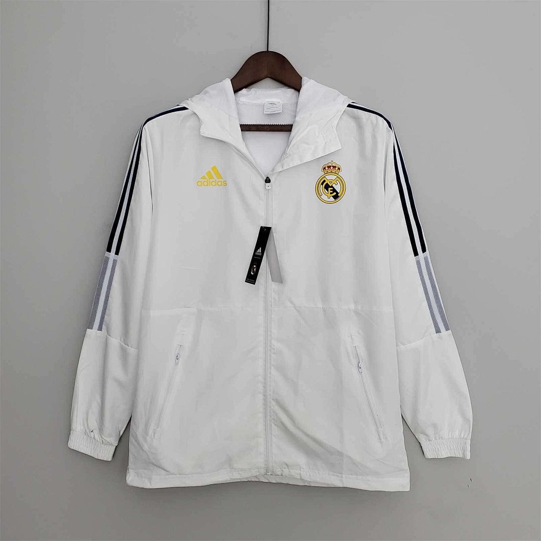22-23 Real Madrid white windbreaker