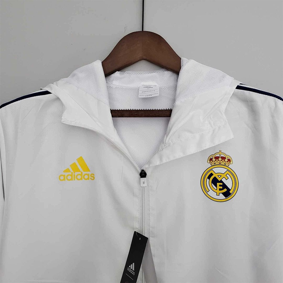 22-23 Real Madrid white windbreaker 2
