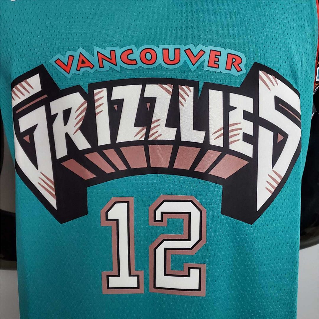 Morant #12 Memphis Grizzlies green 3