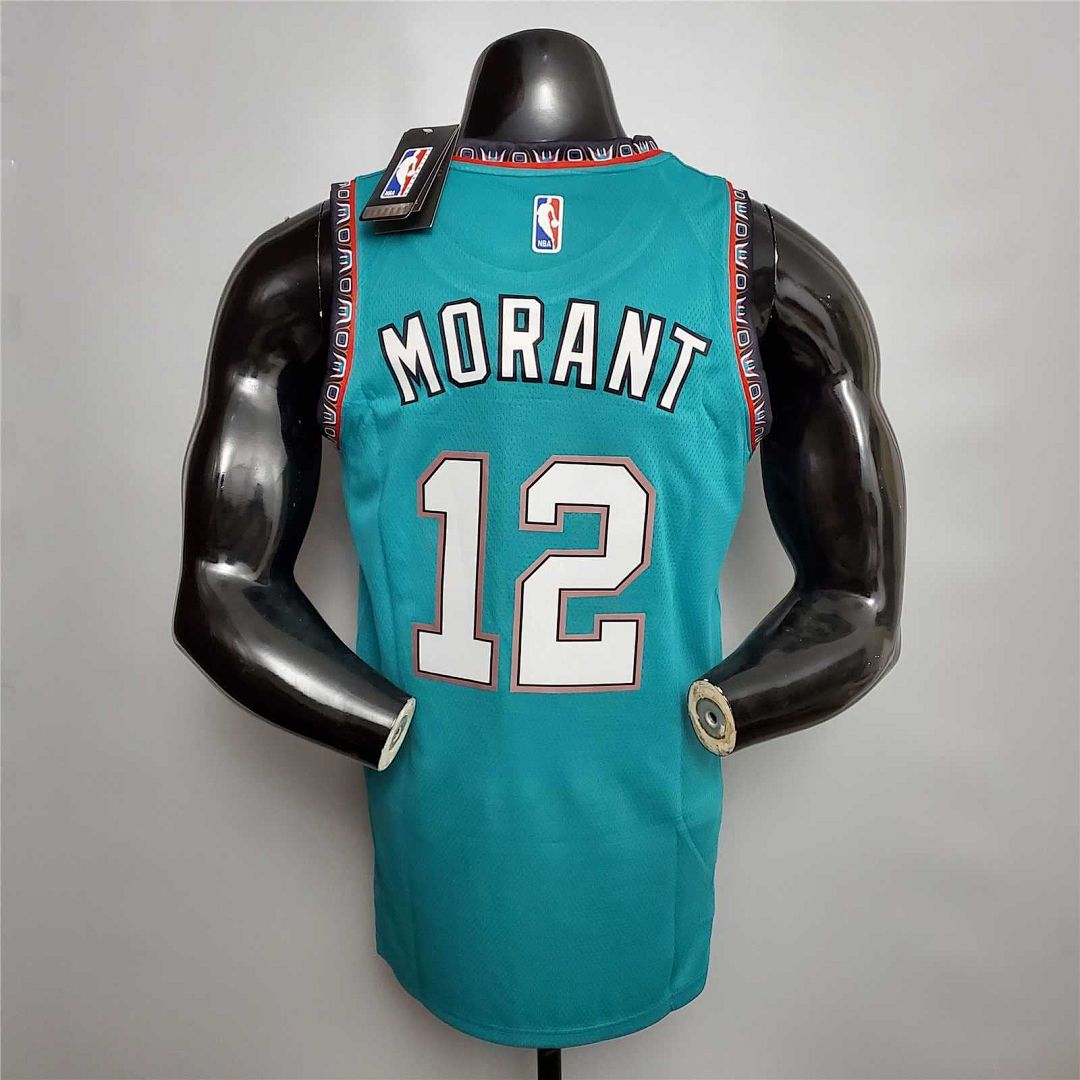 Morant #12 Memphis Grizzlies green 5