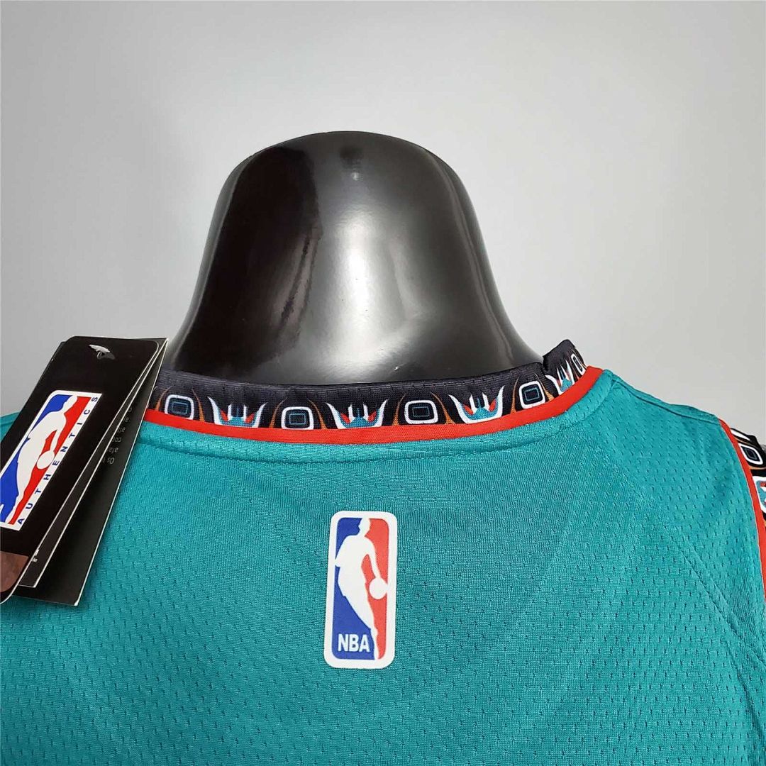 Morant #12 Memphis Grizzlies green 7