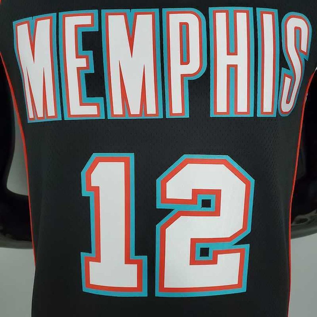 MORANT#12 Grizzlies Retro Black 3