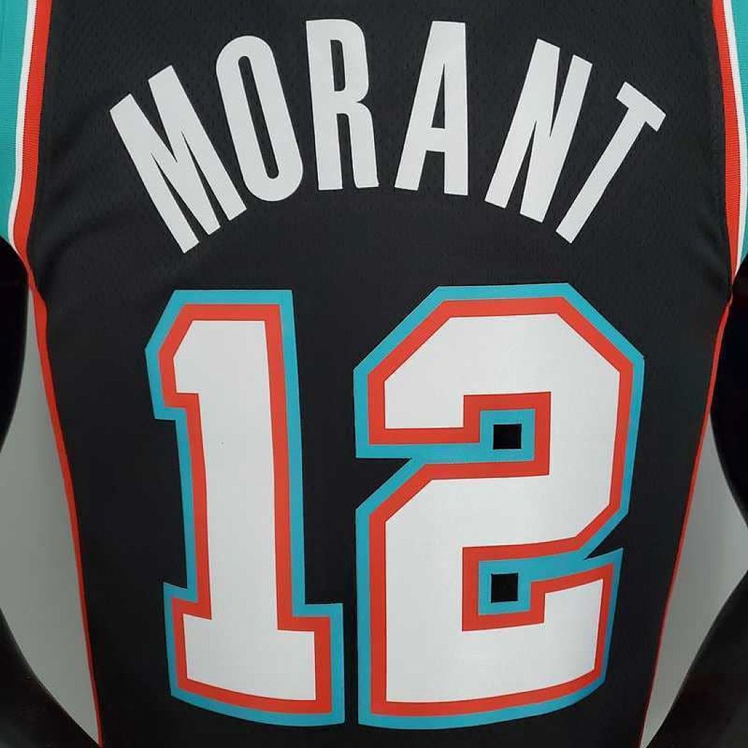 MORANT#12 Grizzlies Retro Black 8
