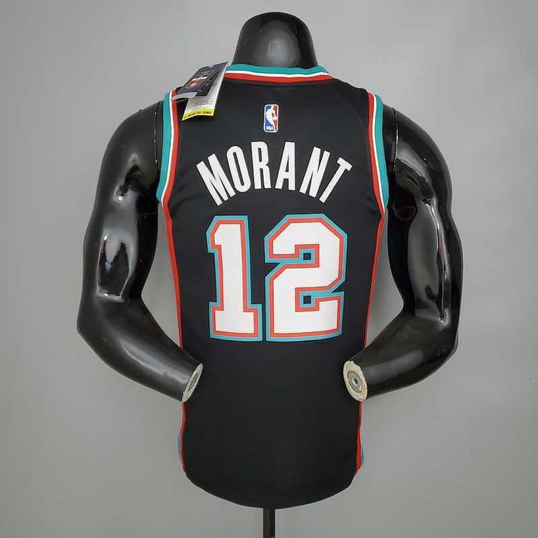 MORANT#12 Grizzlies Retro Black 9