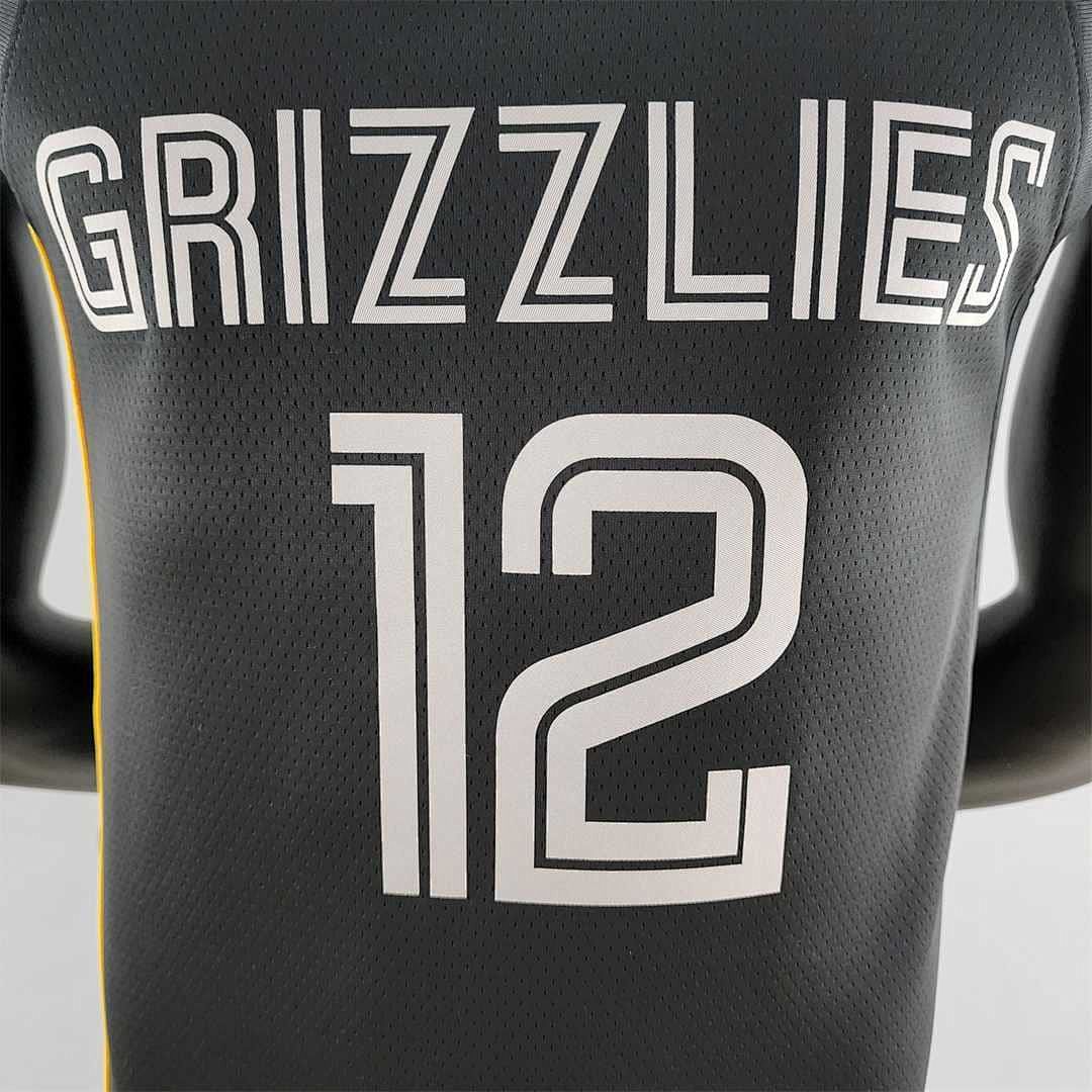 MORANT#12 Memphis Grizzlies Honor Edition Black NBA Jersey 2