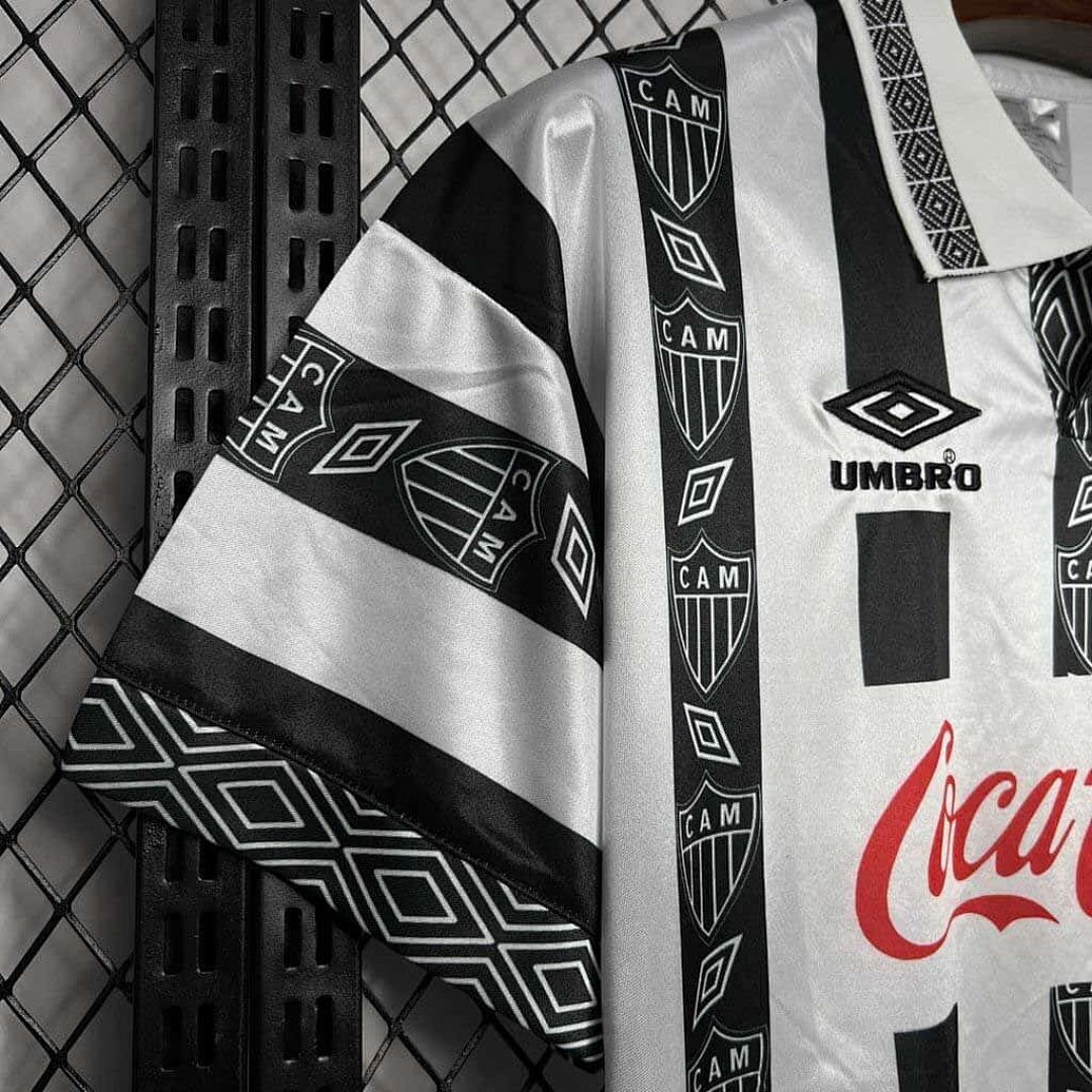 95-96 Atletico Mineiro Home Retro Kit Vintage Shirt 3