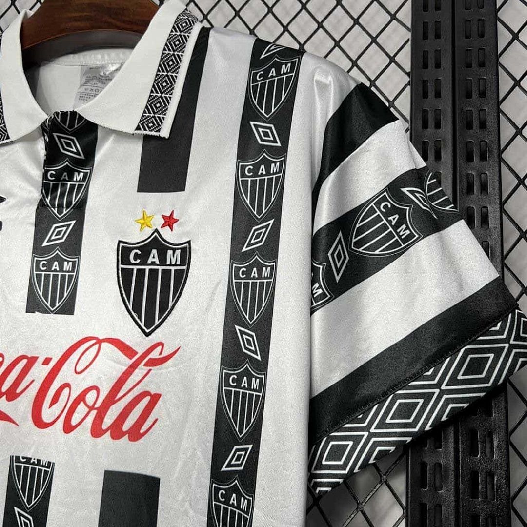 95-96 Atletico Mineiro Home Retro Kit Vintage Shirt 4