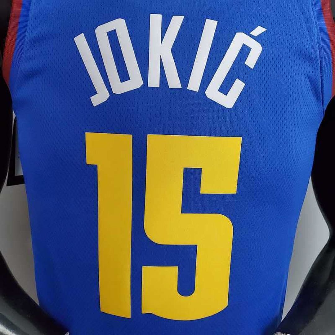 New Nuggets Jokic #15 Theme Limited City Edition Blue 3