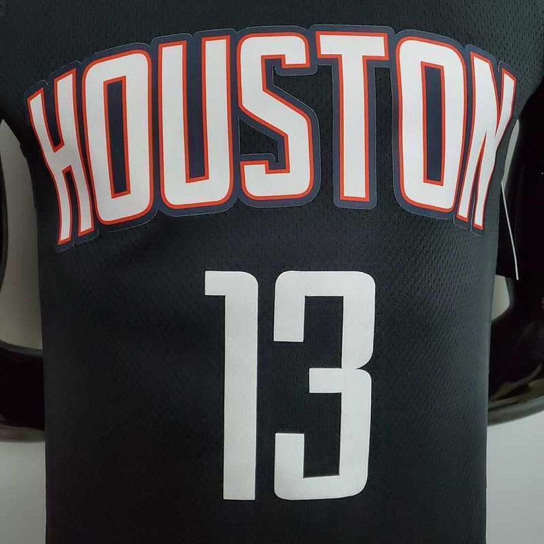 New Rockets Jordan Harden #13 Theme Limited City Edition Black 6