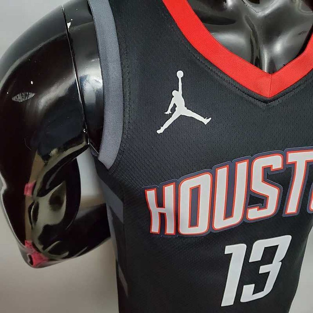 New Rockets Jordan Harden #13 Theme Limited City Edition Black 9