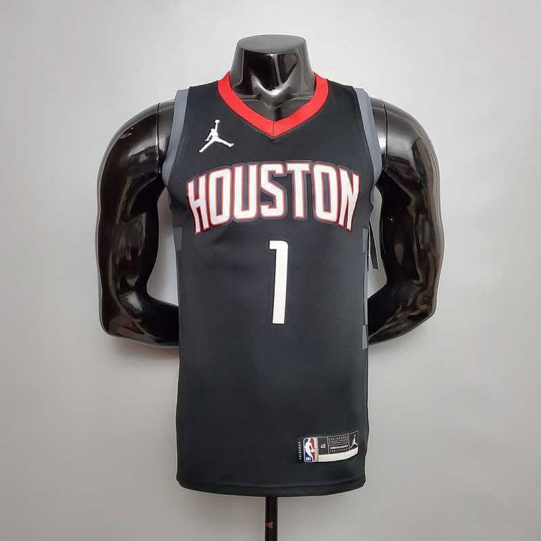 New Rockets Jordan McGrady#1 Theme Limited City Edition Black