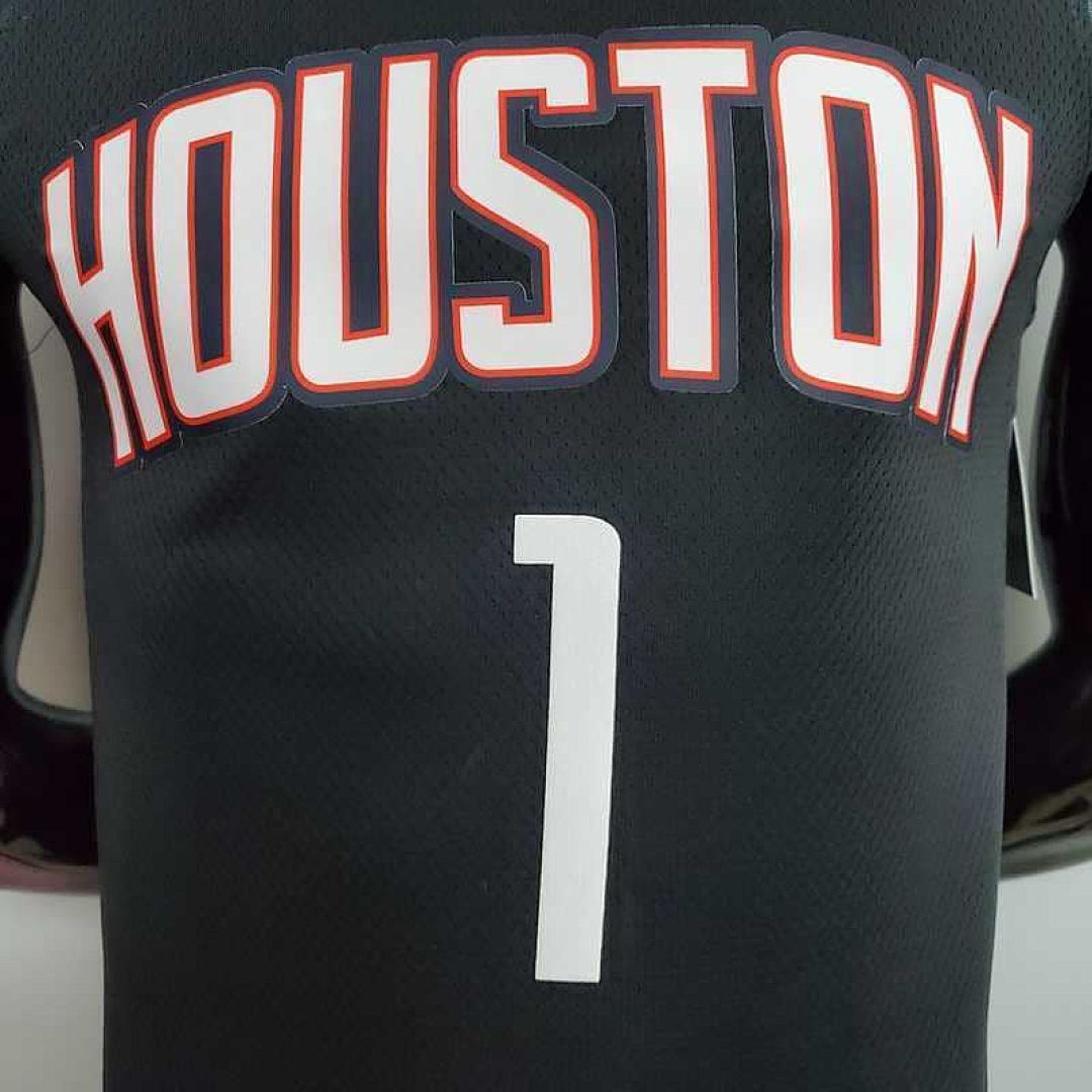 New Rockets Jordan McGrady#1 Theme Limited City Edition Black 6