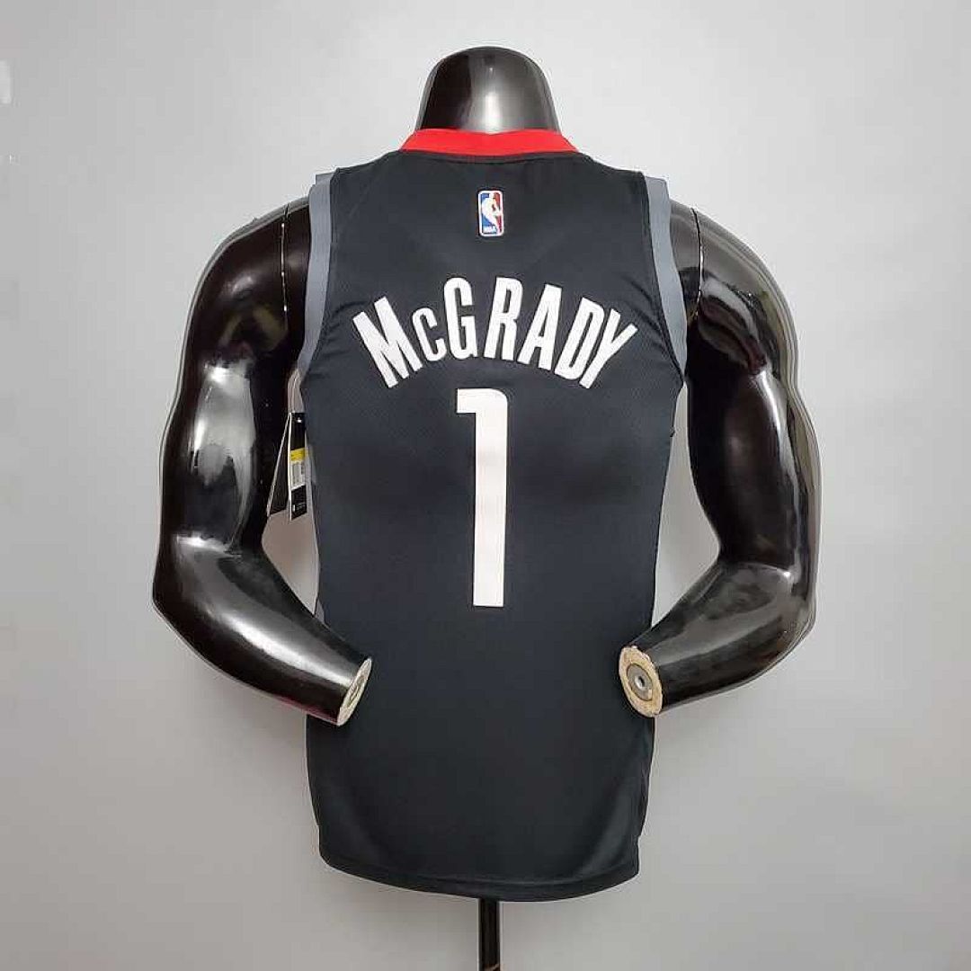 New Rockets Jordan McGrady#1 Theme Limited City Edition Black 9