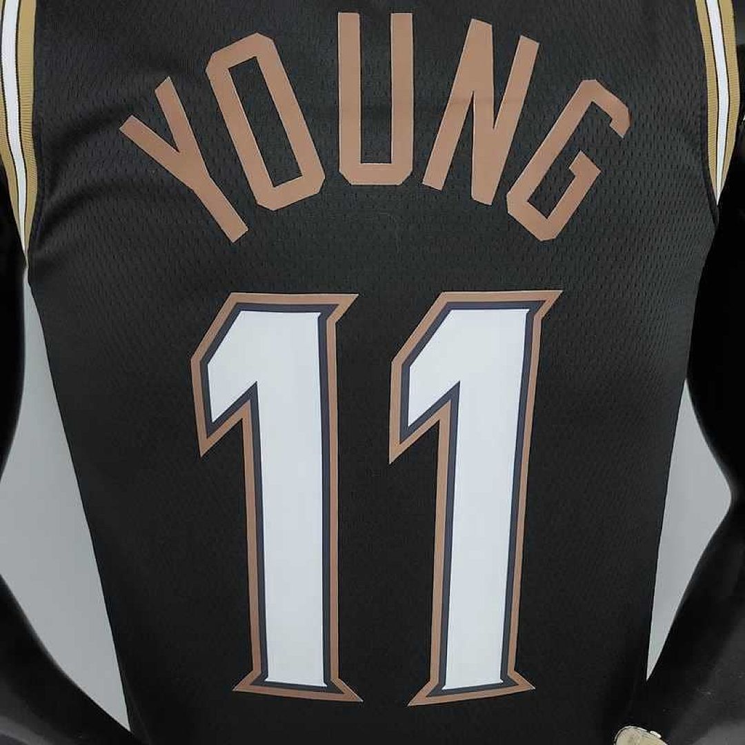 New Season Hawks YOUNG#11 City Edition Black 3