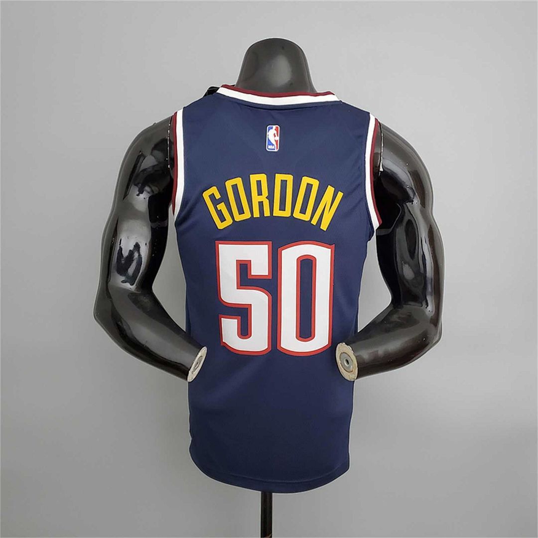 Nuggets Gordon #50 Navy Blue 6