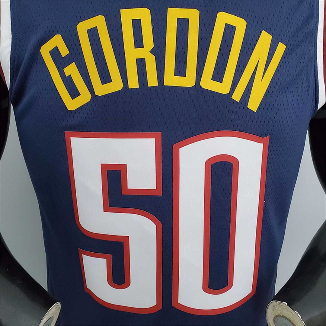 Nuggets Gordon #50 Navy Blue 7