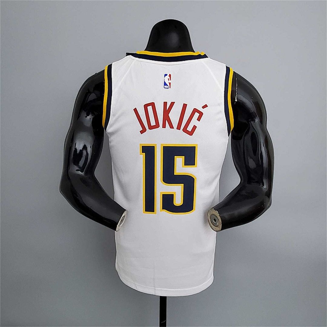 Nuggets Jokic #15 Limited White 2