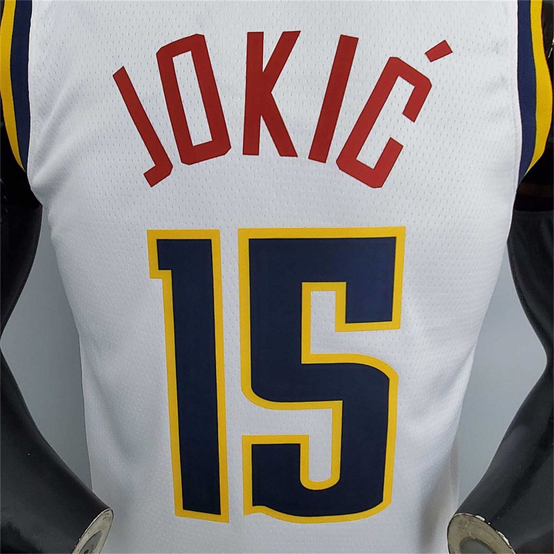 Nuggets Jokic #15 Limited White 3