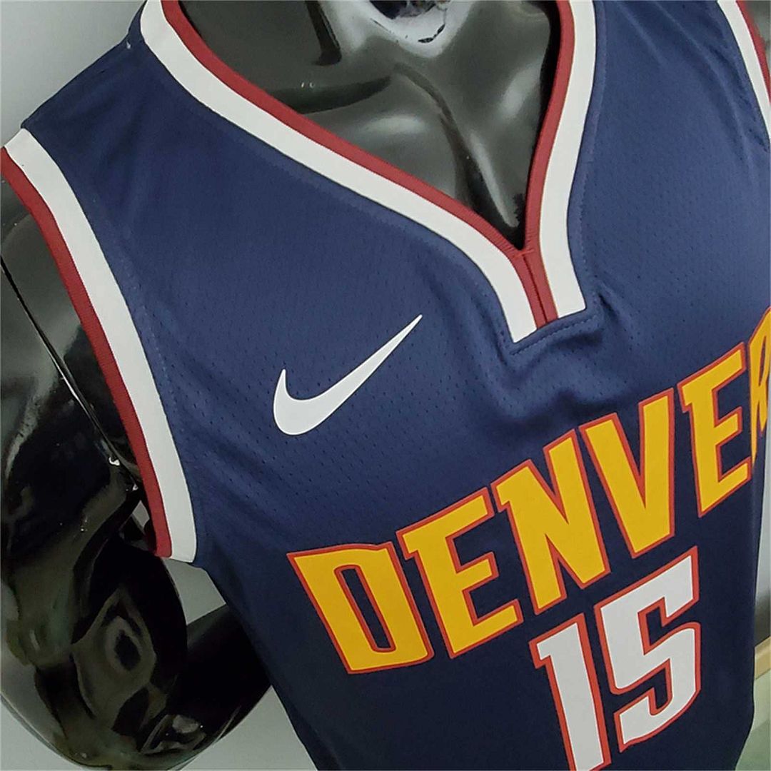 Nuggets Jokic #15 Navy Blue 4
